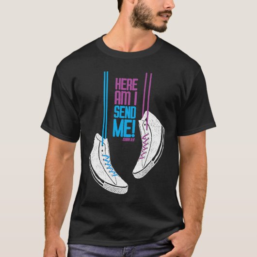 イザヤ68私は私を送る！ Tシャツ (正面)