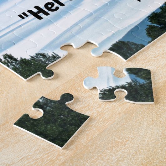 イザヤ6:8わたしは主の声を聞いた ジグソーパズル (側面)