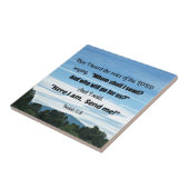 イザヤ6:8わたしは主の声を聞いた タイル (側面)