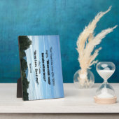 イザヤ6:8わたしは主の声を聞いた フォトプラーク (側面)