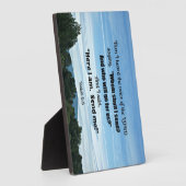 イザヤ6:8わたしは主の声を聞いた フォトプラーク (側面)