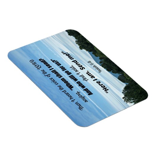 イザヤ6:8わたしは主の声を聞いた マグネット (右側)