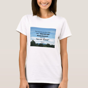 イザヤ6:8わたしは主の声を聞いた Tシャツ