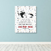 イザヤ6:8.来たぞ！送信 キャンバスプリント (インサイチュ (ウッドフロア))