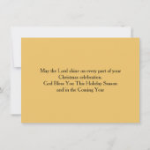 イザヤ9時6分、私たちにとって子どもは〜生まれだ 招待状 (裏面)