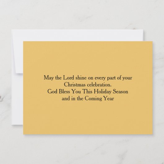 イザヤ9時6分、私たちにとって子どもは〜生まれだ 招待状 (裏面)