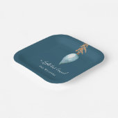 イザヤ9:2カスタム水の色クリスチャン・クリスマス ペーパープレート (傾斜あり)