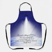 イザヤ9:2クリスマスフォト エプロン (正面)