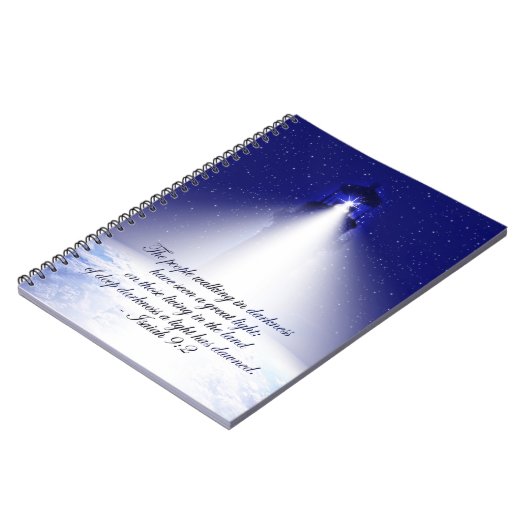 イザヤ9:2クリスマスフォト ノートブック (左側)