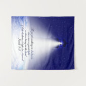 イザヤ9:2クリスマス写真 タペストリー (正面(横))