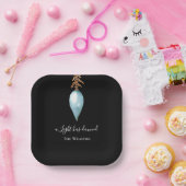 イザヤ9:2水エレガント色のモダンクリスマス ペーパープレート (パーティー)