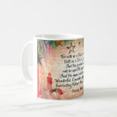 イザヤ9:6わたしたちにとって子はクリスマス生まれである コーヒーマグカップ (正面左)