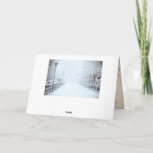 イザヤ9:6わたしたちにとって子はクリスマス生まれである シーズンカード (裏面)