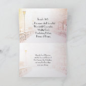 イザヤ9:6わたしたちにとって子はクリスマス生まれである シーズンカード (内部)