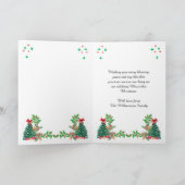 イザヤ9:6わたしたちのためにイエス・キリスト教のクリスマス シーズンカード (内部)