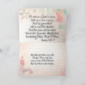 イザヤ9:6わたしたちのために子は生まれクリスマスである シーズンカード (内部)