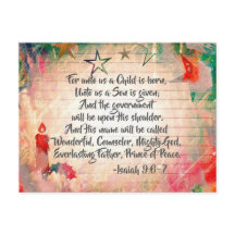 イザヤ9:6わたしたちのために子は生まれクリスマスである