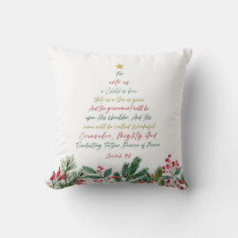 イザヤ9:6わたしたちのために子供はクリスマス生まれである クッション