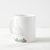 イザヤ9:6わたしたちのために子供はクリスマス生まれである コーヒーマグカップ (正面左)