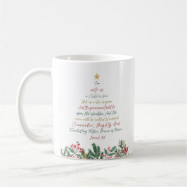 イザヤ9:6わたしたちのために子供はクリスマス生まれである コーヒーマグカップ