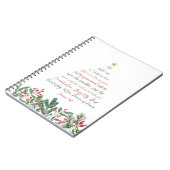 イザヤ9:6わたしたちのために子供はクリスマス生まれである ノートブック (左側)