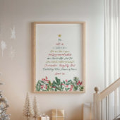 イザヤ9:6わたしたちのために子供はクリスマス生まれである ポスター