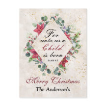 イザヤ9:6わたしたちのために子供は生まれクリスマスである