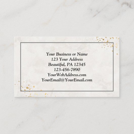 イザヤ9:6わたしたちのために子供は生まれクリスマスである 名刺 (裏面)