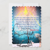 イザヤ9:6わたしたちへ子供はクリスマス生まれである シーズンカード (正面)