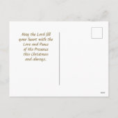 イザヤ9:6わたしたちへ子供は聖書の聖降誕祭生まれである シーズンポストカード (裏面)