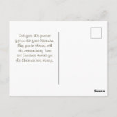 イザヤ9:6わたしたちへ子供は聖書の聖降誕祭生まれである ポストカード (裏面)