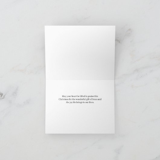 イザヤ9:6リース 案内状 (内部)