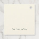 イザヤ9:6平和の王子パインカスタムクリスマス フェイバータグ (裏面)