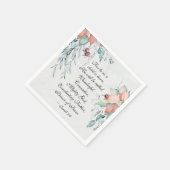 イザヤ9:6彼は素晴らしい…クリスマスと呼ばれる スタンダードカクテルナプキン (角)