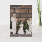 イザヤ9:6聖書聖なる書物、 経典クリスマス カード (正面)