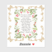 イザヤ9:6 シール (シート)