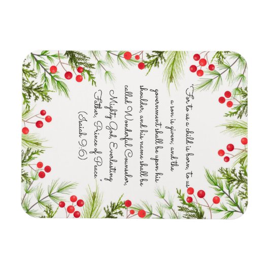 イザヤ9:6 マグネット (横)