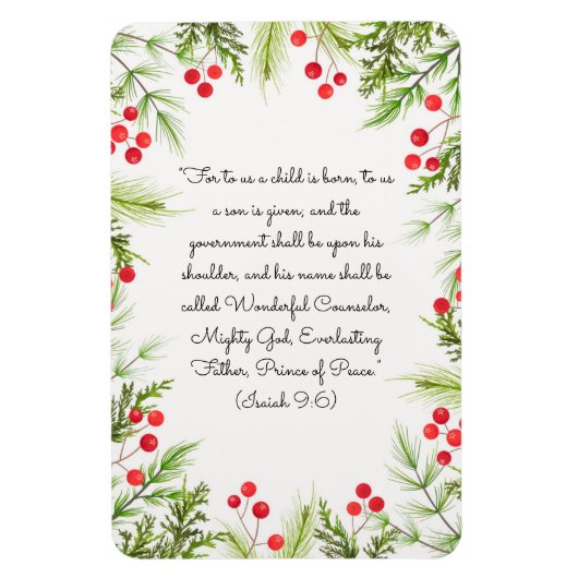 イザヤ9:6 マグネット (縦)