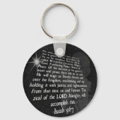 イザヤ9:6-7わたしたちに子どもが生まれいる – イエス キーホルダー (正面)