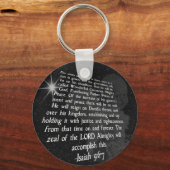 イザヤ9:6-7わたしたちに子どもが生まれいる – イエス キーホルダー (正面)