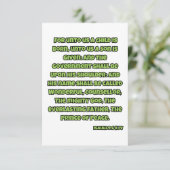 イザヤ9:6 KJV聖書の聖なる書物、 経典挨拶 カード (スタンド正面)