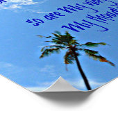 イザヤ・バイブル私の考えは君の考えではない ポスター (角)