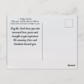 イザヤ 43:1 恐れるな。あなたを贖ったのは私だ。聖書 ポストカード (裏面)