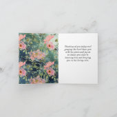 イザヤ 43:1 恐れるな、わたしがあなたを贖ったから。聖書 カード (内部)