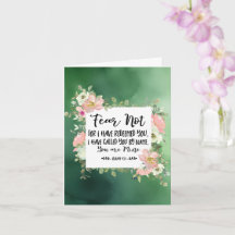 イザヤ 43:1 恐れるな、わたしがあなたを贖ったから。聖書