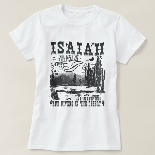 イザヤ Tシャツ (デザイン正面)