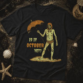 イザ十月か?冗談ハロウィーン骸骨 Tシャツ