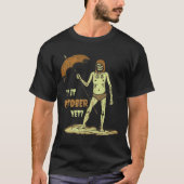 イザ十月か?冗談ハロウィーン骸骨 Tシャツ (正面)