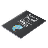 イシイルカ愛好家へのギフト 動物 海の生き物 クジラ ノートブック (左側)