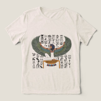 イシス神 - 古エジプト史 トライブレンドTシャツ